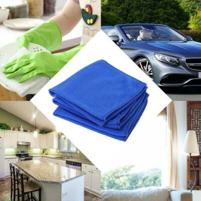 50 x LARGE MICROFIBRE CLEANING AUTO CAR DETAILING SOFT CLOTHS WASH TOWEL DUSTER.