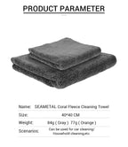 40X40cm Premium Microfiber Towels Car Care Washing Thicken Towel Car Detailing Drying Cloth Cleaning Tool Auto Wash Accessories