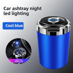 Car Ashtray Cigarette Butt Holder Container Accessories for Volvo XC40 XC60 XC90 S40 60 Portable One-Button Opening Car Ash Tray