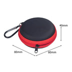 1PCS EVA New Lightweight EVA Portable Ashtray With Keychain Anti-smog Ashtray With Outer Bag Cover Car Travel Ashtray