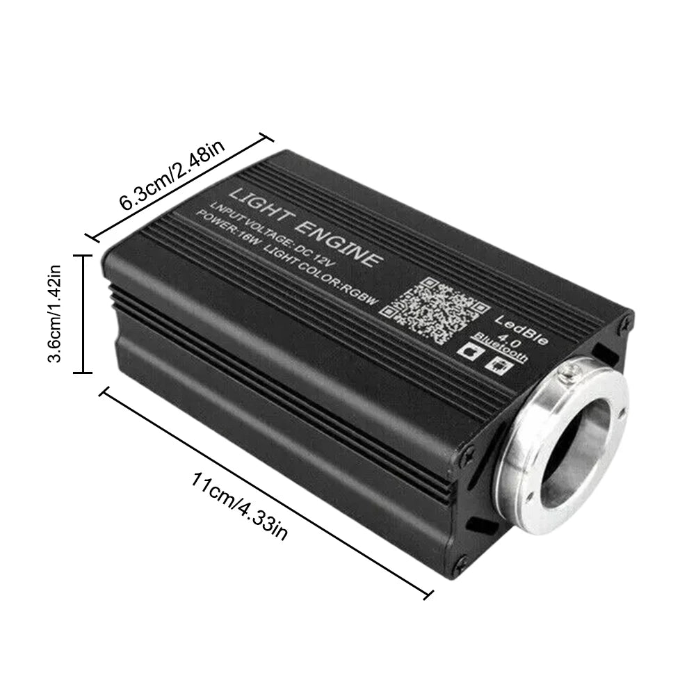 12W 16 Colors Car Roof Star Light APP Control Optic Star Ceiling Light Ambient Lamp for Starry Sky Ceiling Car