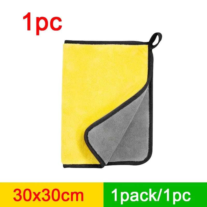 SEAMETAL Microfiber Towel 100x50CM Super Absorbent Car Cleaning Detailing Cloth Auto Care Drying Towels for Car Wash Accessories