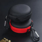 1PCS EVA New Lightweight EVA Portable Ashtray With Keychain Anti-smog Ashtray With Outer Bag Cover Car Travel Ashtray
