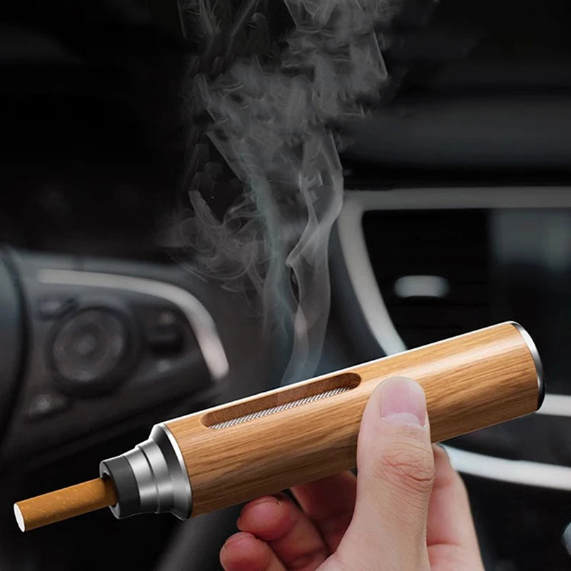 【MO】Car Ashtray With Anti Bounce Anti Fly And Anti Ash Features For Lazy Drivers To Smoke And Keep Ash From Falling