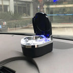 Car Ashtray with Blue LED Light Holder for Truck SUV Auto Cigarette Lighter Odor Eliminator Interior Accessory Dropshipping