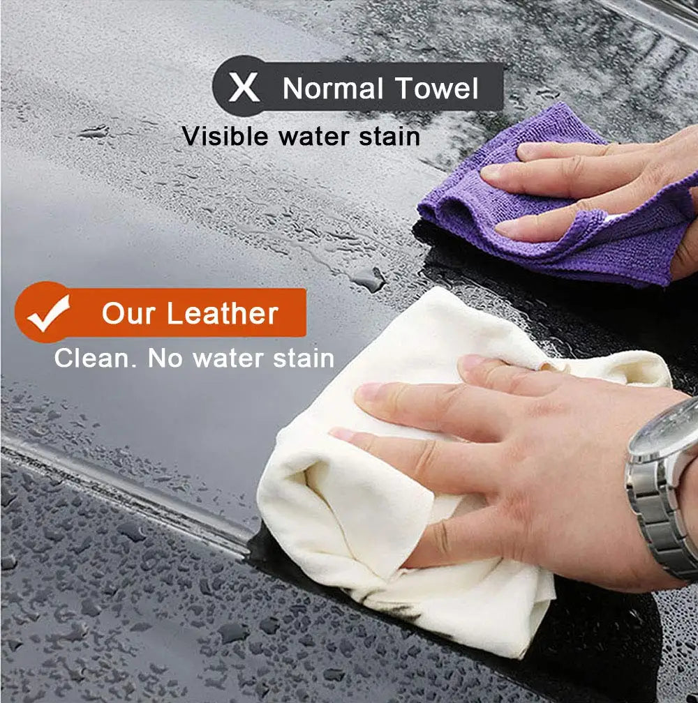 Oversized  Deerskin Towel Car Towel for Car Wash Towel Glass Suede Sheepskin Towel Does Not Remove Hair Cleaning Supplies