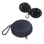 1PCS EVA New Lightweight EVA Portable Ashtray With Keychain Anti-smog Ashtray With Outer Bag Cover Car Travel Ashtray