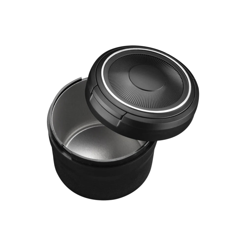 Car Ashtray Auto Pop Lid Ashtray Portable Mini Ashtray Car Interior Ashtray with LED Light Car Accessories