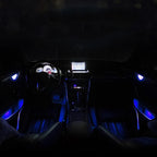 LED Ambient Light Transparent Lamp Body Circular Car Inner Bowl Light Door Handle Lights Handrail Lights Decorative Lamp