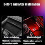 Universal Car USB Led Light Atmosphere Light DC5V Vehicle Ambient Lamp Mini USB LED Light Car Interior Decorations Accessories