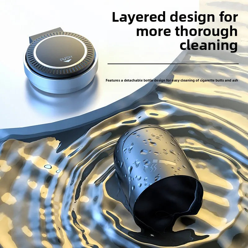 1Pcs Car Ashtray Trash Bin Coin Storage Cup Container Cigar Ash Tray Car Styling Universal New Size ashtray Interior Accessories