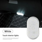Wireless Led Lights for Car Interior, Car Led Lights Interior, USB Rechargeable Automotive Neon Accent Light Decorative Lamps