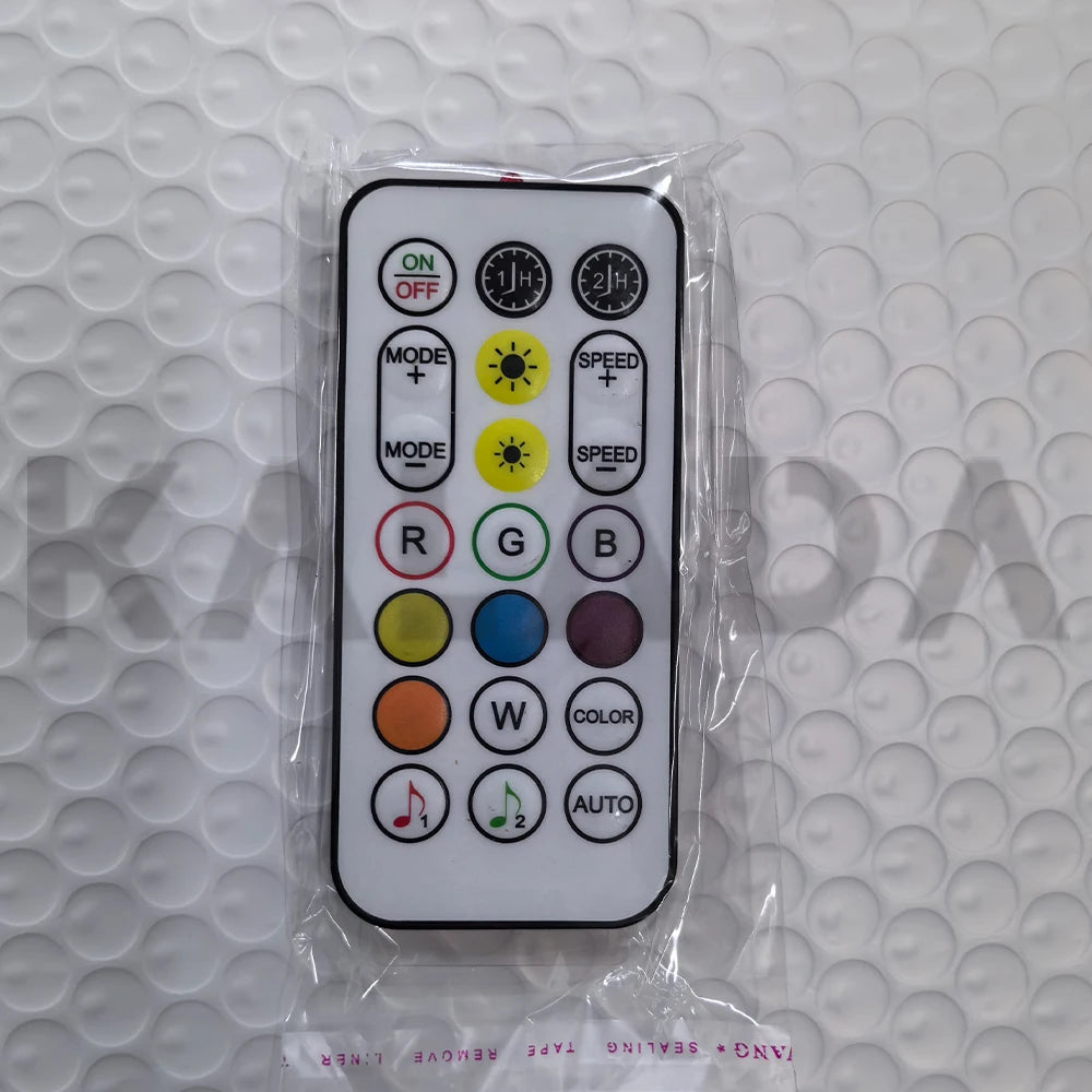 18 in 1 Symphony Full Colors Streamer Car LED Ambient Light Parts Replacement Accessories (3 wires 3 pins)