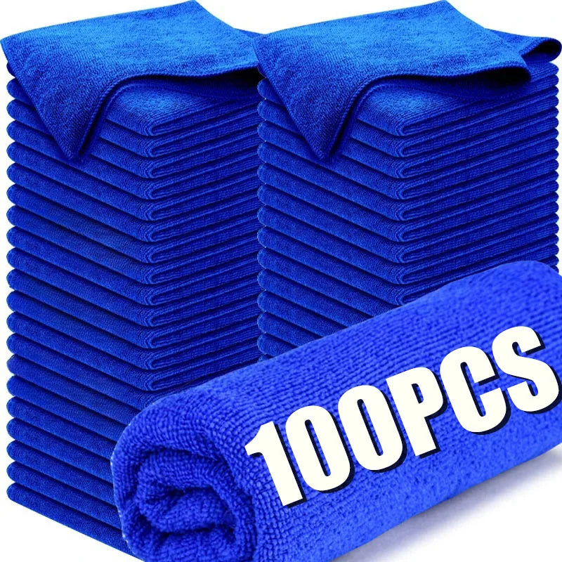 Microfiber Cleaning Cloths Lint Free Microfiber Cleaning Towel Cloths Reusable Cleaning Towels Super Absorbent for Car Window