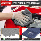 Thicken Microfiber Cleaning Cloths Lint Free Microfiber Cleaning Towel Cloths Reusable Cleaning Towels Absorbent for Car Window