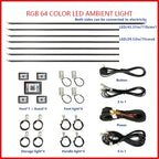 20 in1 New 2026 Smart Car Interior LED Ambient Lighting Welcome Mode Hidden Design Premium In Car Atmosphere Enhancement 64color