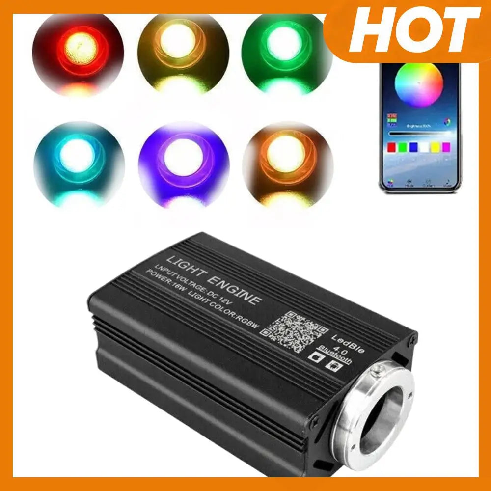 12W 16 Colors Car Roof Star Light APP Control Optic Star Ceiling Light Ambient Lamp for Starry Sky Ceiling Car