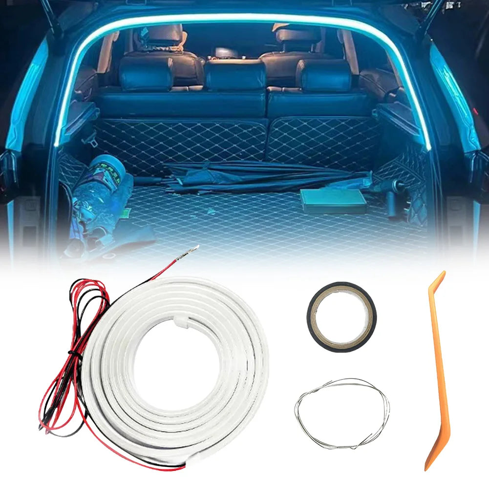 Car Trunk Light Strip High Brightness LED Tail Box Light Strip Automatic Sensing Tailgate Atmosphere Light Car Interior Decor