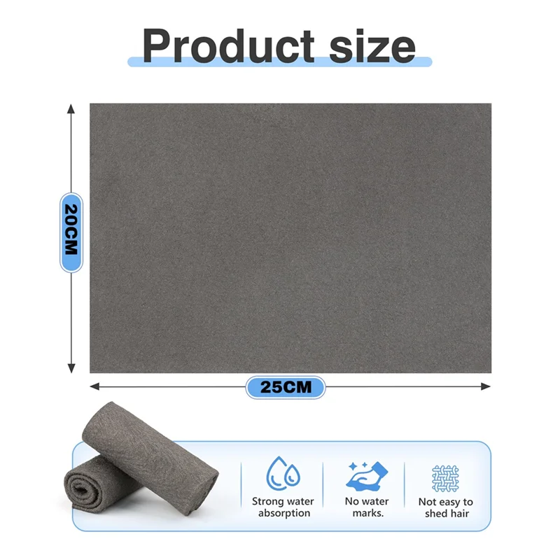 10PCS Thickened Magic Cleaning Cloths For Glass, Microfiber Cleaning Cloth, Microfiber Rag For Window, Cars 20X25cm