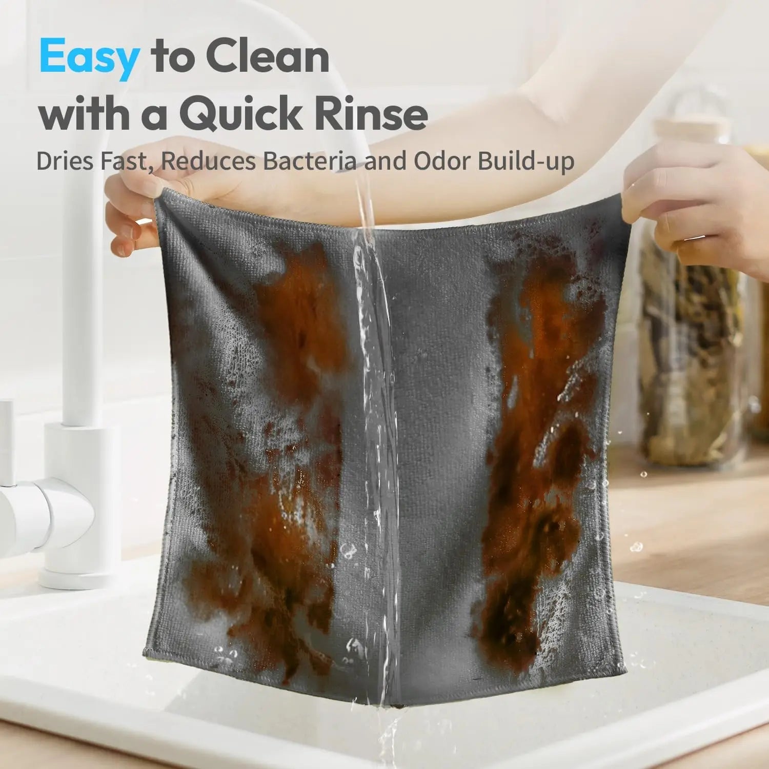 Thicken Microfiber Cleaning Cloths Lint Free Microfiber Cleaning Towel Cloths Reusable Cleaning Towels Absorbent for Car Window