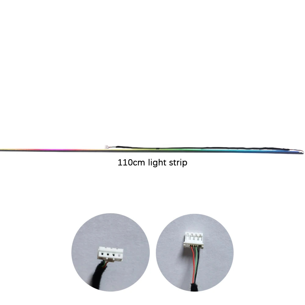 18 in 1 Symphony Full Colors Streamer Car LED Ambient Light Parts Replacement Accessories (3 wires 3 pins)