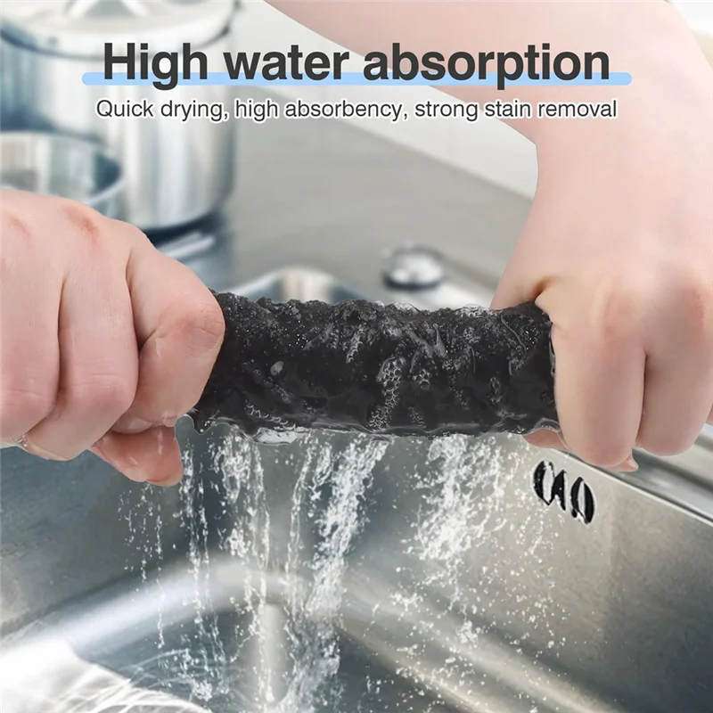 10PCS Thickened Magic Cleaning Cloths For Glass, Microfiber Cleaning Cloth, Microfiber Rag For Window, Cars 20X25cm