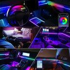 20 in1 New 2026 Smart Car Interior LED Ambient Lighting Welcome Mode Hidden Design Premium In Car Atmosphere Enhancement 64color