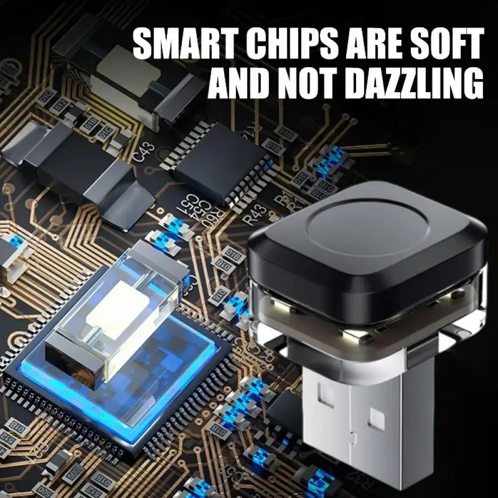 Universal Car USB Led Light Atmosphere Light DC5V Vehicle Ambient Lamp Mini USB LED Light Car Interior Decorations Accessories