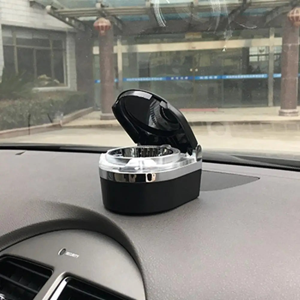 Car Ashtray With Lid Creative Universal Multifunctional For Car Truck SUV Van Interior Accessories Dashboard Organizer