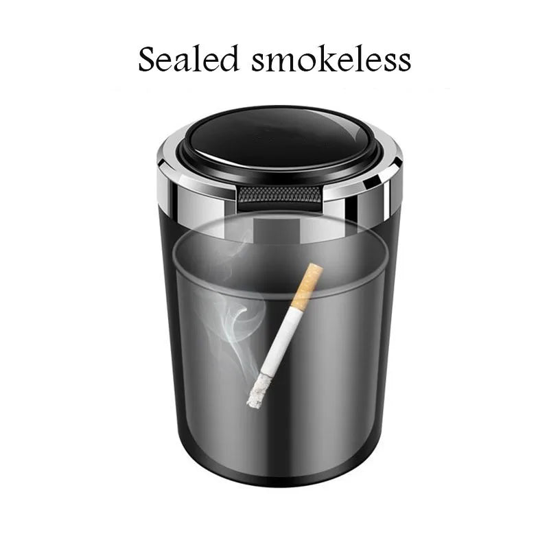 NEW Creative car ashtray with blue LED light metal liner suitable for BMW X1 X2 X3 X4 X5 X6 1 3 5 7 Series F40 F30 F20 F10 F34