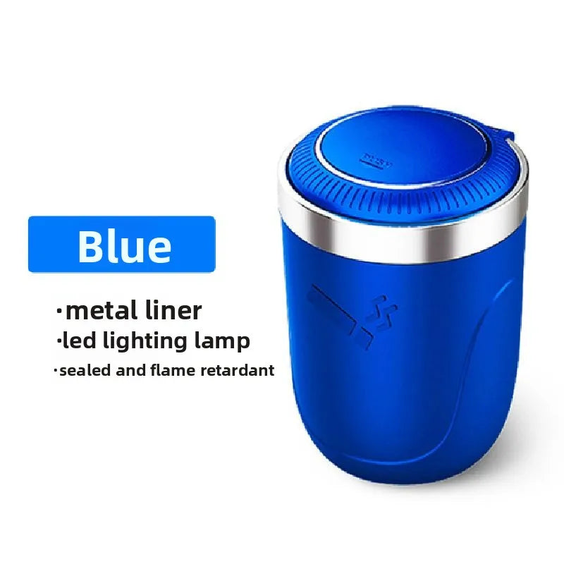 1Pcs Car Ashtray Trash Bin Coin Storage Cup Container Cigar Ash Tray Car Styling Universal New Size ashtray Interior Accessories