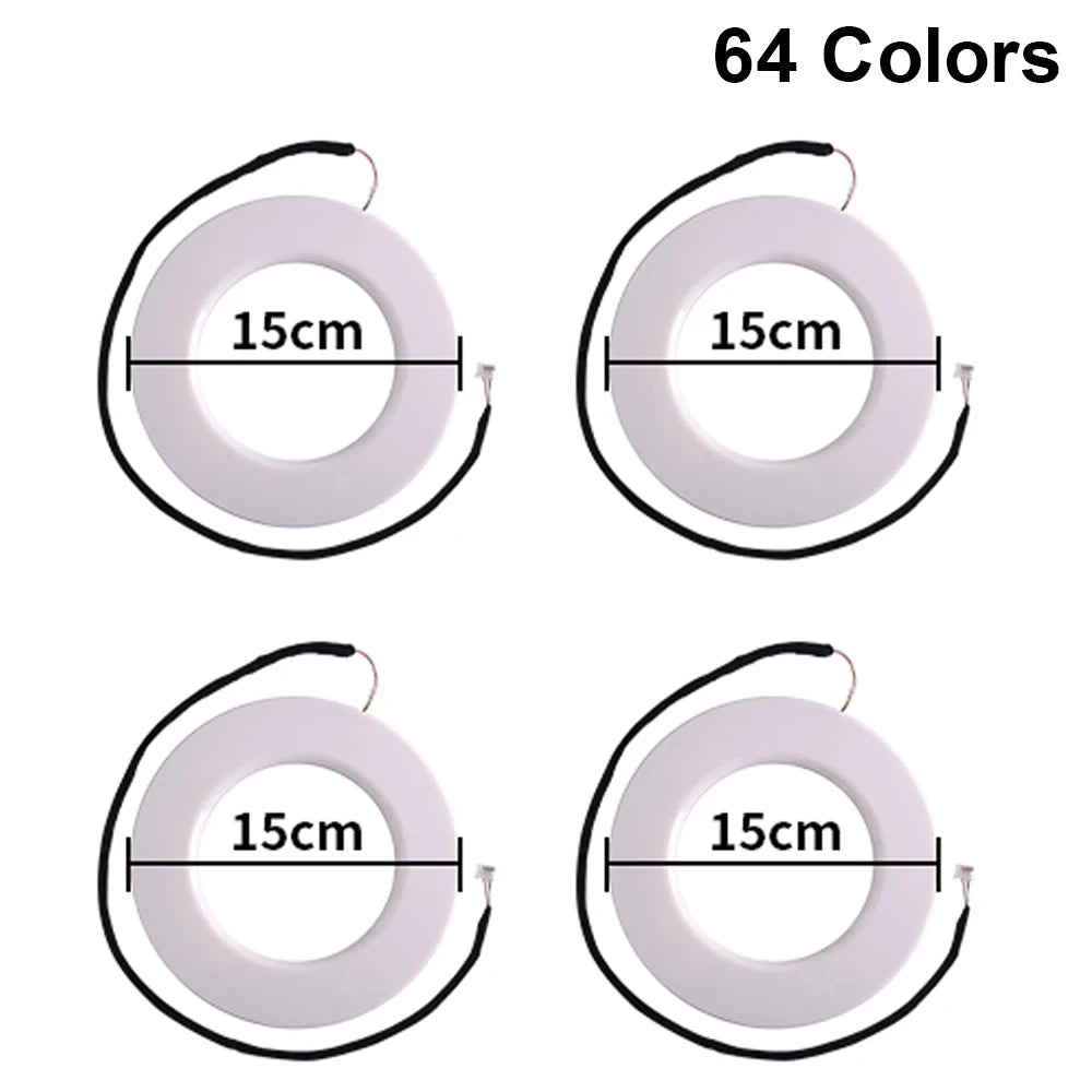 Dual Zone 18/22 in 1 Ambient Light Parts 64 Colors RGB Main Controller Sub Controller Speaker Lights 35/75/110cm Light Strips