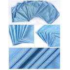 【MO】1Pcs Microfiber Towels Car Wash Drying Cloth Towel Household Cleaning Cloths Auto Detailing Polishing Cloth Home Clean Tools