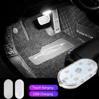 Wireless Led Lights for Car Interior, Car Led Lights Interior, USB Rechargeable Automotive Neon Accent Light Decorative Lamps