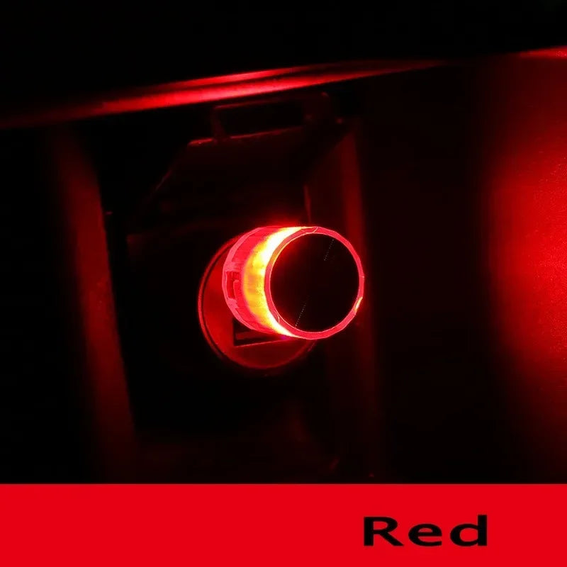 Car USB Ambient Light Mini LED Decorative Atmosphere Lamps for Auto Interior Environment Light Computer Portable Light Plug Play