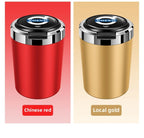 Car Ashtray Cigarette Butt Holder Container Accessories for Volvo XC40 XC60 XC90 S40 60 Portable One-Button Opening Car Ash Tray