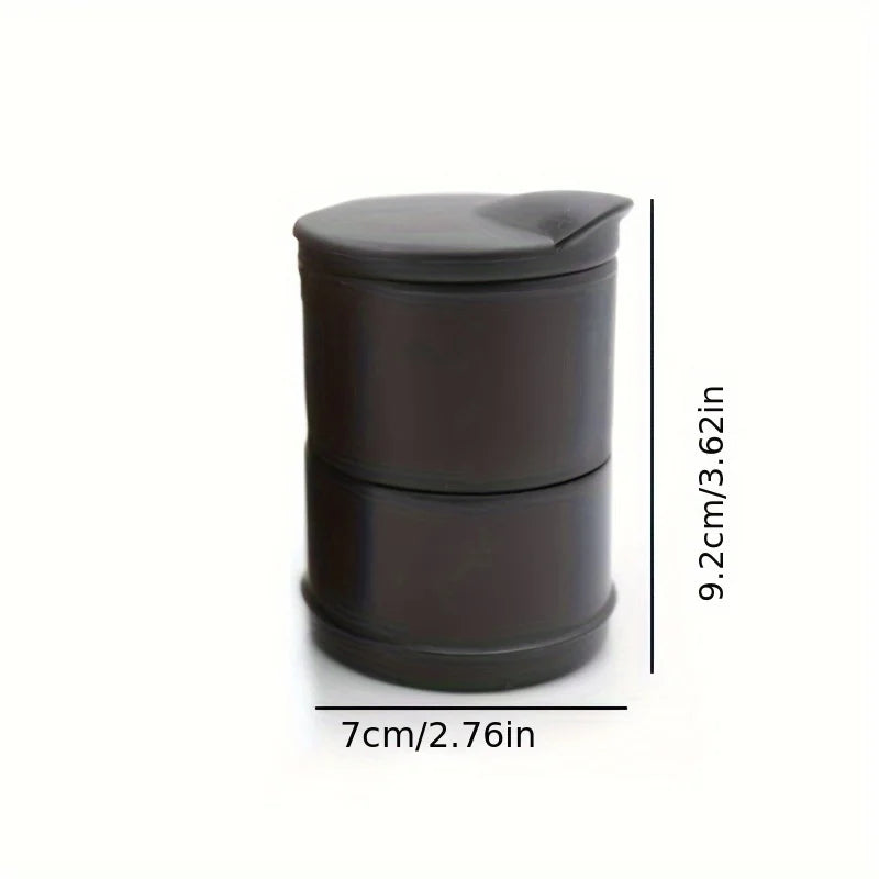 Lcars Car Ashtray, Ash and Garbage Storage with Lid, No Odor in the Car, Car Interior Accessories