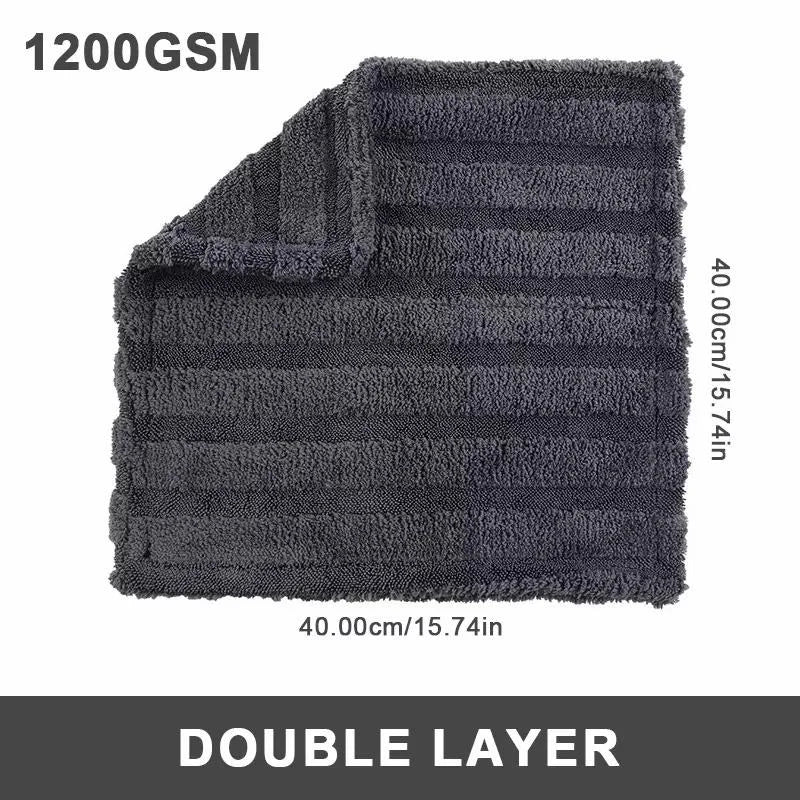 SEAMETAL 600GSM Car Wash Towel Thickened Coral Fleece Washing Towel High Water Absorbent Drying Cloth Ultra-Soft Cleaning Towels