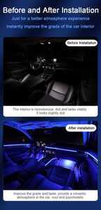 20 in1 New 2026 Smart Car Interior LED Ambient Lighting Welcome Mode Hidden Design Premium In Car Atmosphere Enhancement 64color
