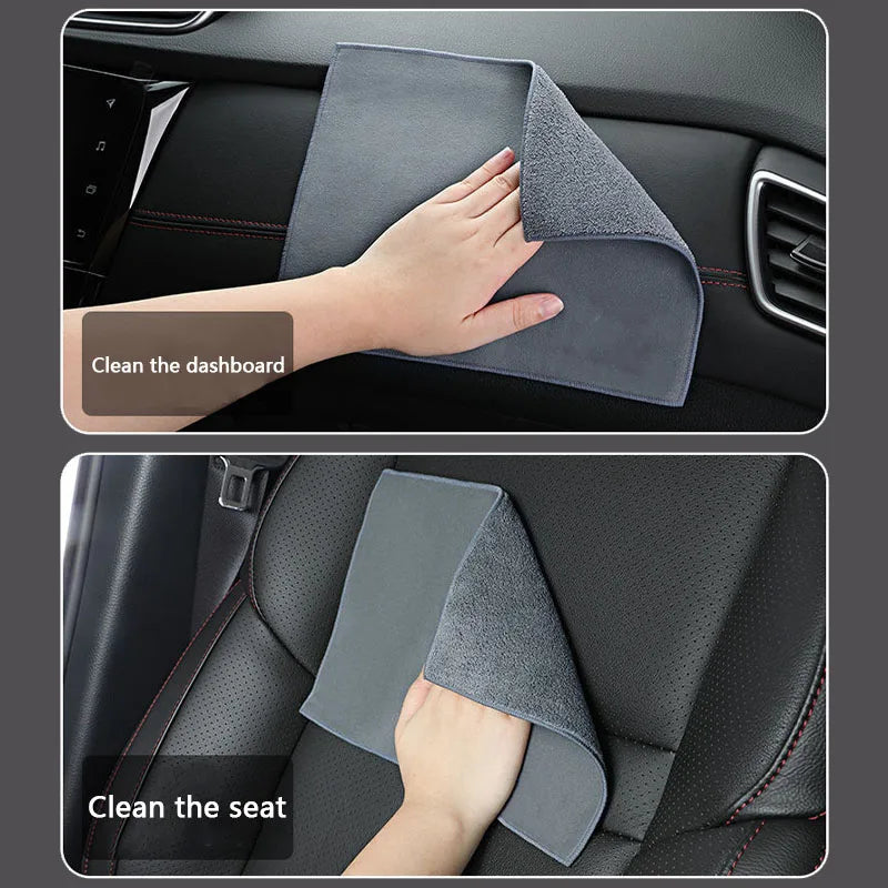 Car Cleaning Drying Cloth High Water Absorption Car Wash Towel For Fiat 500 500C 500L 500X 500e Punto Stilo