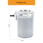 Car Ashtray With LED Light Airtight Lid Multifunctional Vehicle Cup Holder Air Vent Ashtray Trash Can Car Interior Decoration