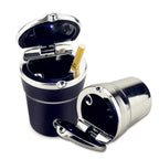 Car Ashtray Car Garbag Can with Led Light with Cover Creative Personality Covered Car Inside The Car Multi-function Car Supplie