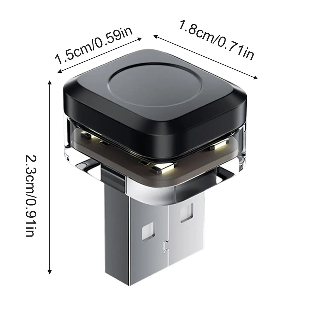 Universal Car USB Led Light Atmosphere Light DC5V Vehicle Ambient Lamp Mini USB LED Light Car Interior Decorations Accessories