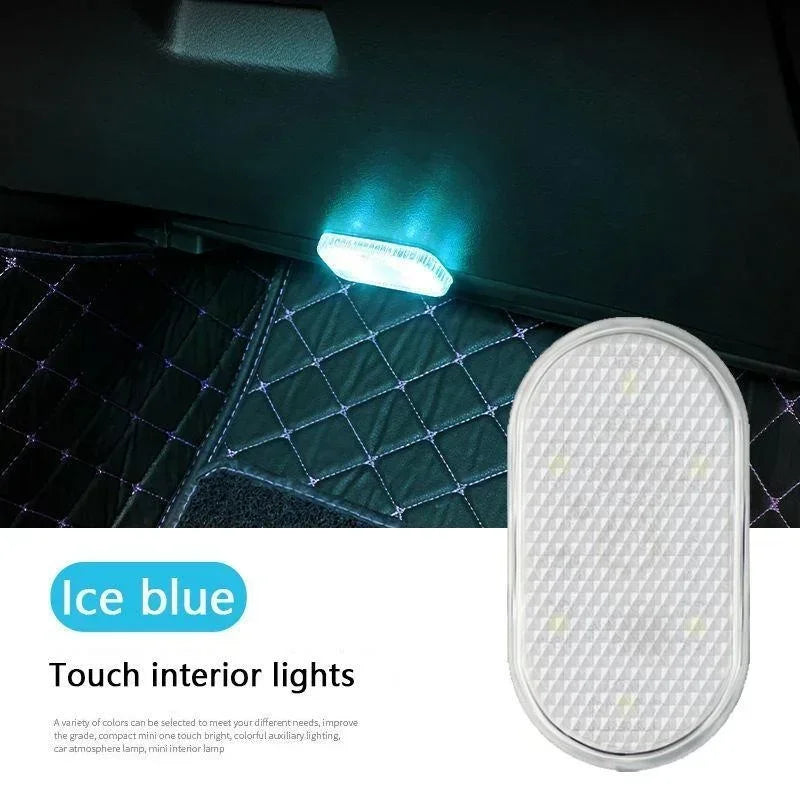 Wireless Led Lights for Car Interior, Car Led Lights Interior, USB Rechargeable Automotive Neon Accent Light Decorative Lamps