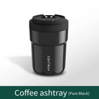 1PC Car Ashtray Creative Coffee Cup Ashtray With Lid LED Light Garbage Storage Container Car Interior Auto Decor Accessories