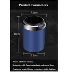 Car ashtray with blue LED light for BMW M E46 E90 E60 F01 F10 F20 F30 E36 E39 E87 M1 M2 M3 M5 X1 X3 X4 X5 X6 X7 G01 G02 G05 G30