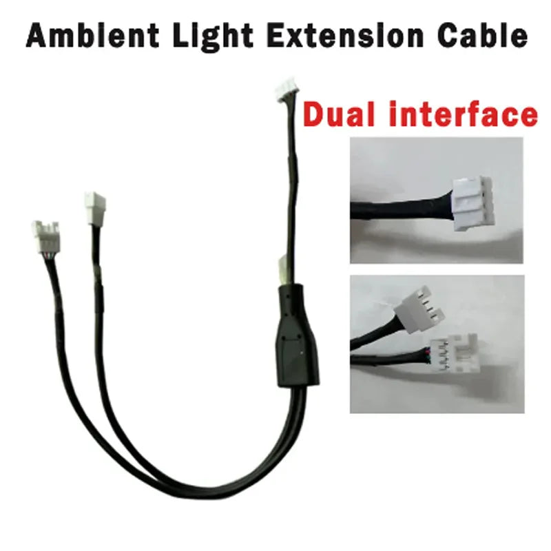 Dual Zone 18/22 in 1 Ambient Light Parts 64 Colors RGB Main Controller Sub Controller Speaker Lights 35/75/110cm Light Strips