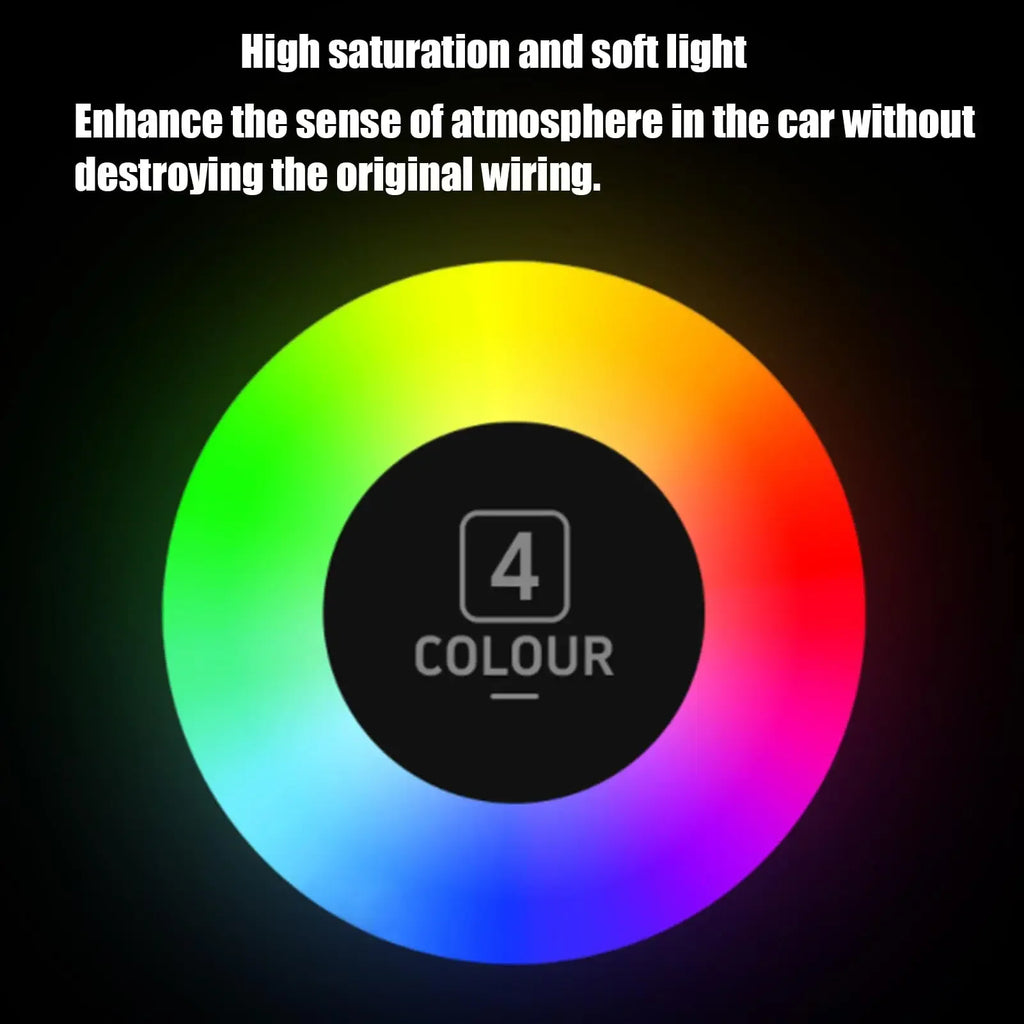 Universal Car USB Led Light Atmosphere Light DC5V Vehicle Ambient Lamp Mini USB LED Light Car Interior Decorations Accessories