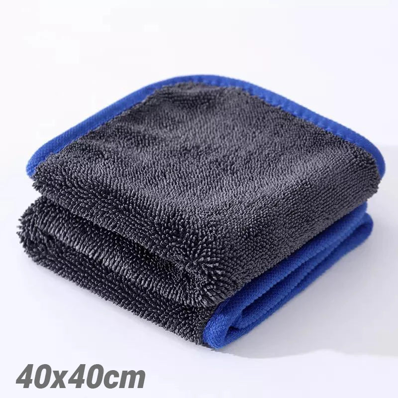 SEAMETAL Premium Car Cleaning Towel Thicked Microfiber Wash Towel Super Absorbent Drying Cloth Car Detailing Care Washing Tool