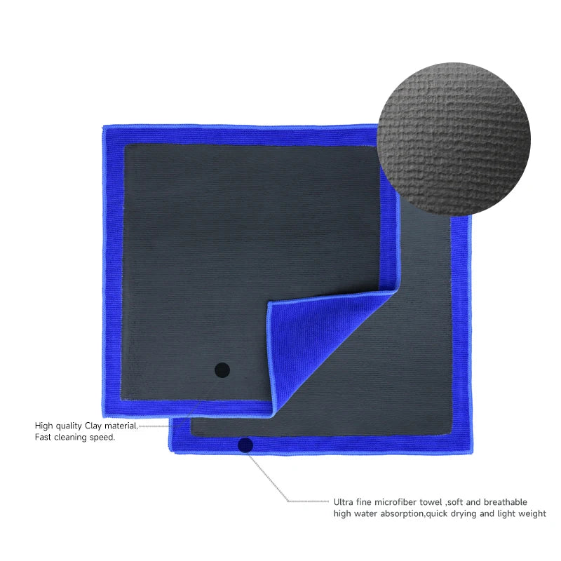 DETAILING Car Cleaning Towel Clay Cloth Hard / Medium / Fine Magic Clay Rag To Deeply Remove Stains Beauty Towel Cleaning Tool